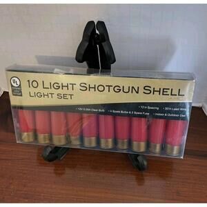 Kurt Adler 10 Light Shotgun Shell Light Set UL Certified 12V E473547 Sealed